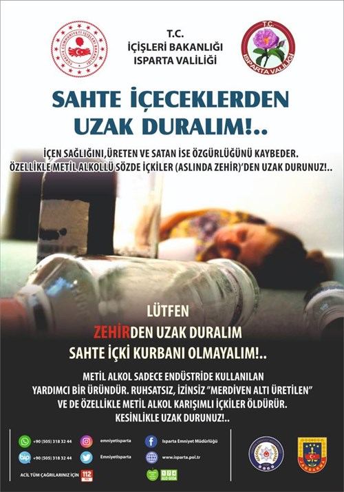 Sahte İçkilere DİKKAT!!!